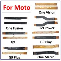 เมนบอร์ดบอร์ดดั้งเดิมขั้วต่อบอร์ดบอร์ด Flex Cable สําหรับ Moto G50 G 5G G9 Power Play Plus One Macro Fusion