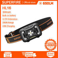 Supfire HL18 Sensing HeadโคมไฟมินิแบบพกพาไฟตกปลาHL16กันน้ำไฟฉายแบบซูม