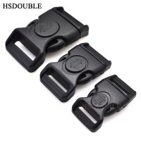 15.8mm 20mm 25.6mm Plastic Black Curved Buckle w/Lock for Paracord Bracelet Side Release Buckles Bag &amp; Case Accessory Cable Management