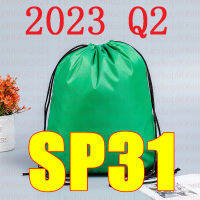 ล่าสุด2023 Q2 SP 31ถุง Drawstring SP31เข็มขัดกันน้ำกระเป๋าเป้สะพายหลังรองเท้าเสื้อผ้าโยคะวิ่งออกกำลังกายกระเป๋าเดินทาง