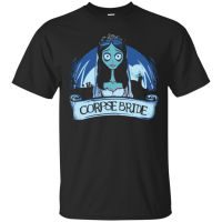 Corpse Bride VICTOR Van Dort Emily Corpse เจ้าสาวสยองขวัญเสื้อยืดสีดำ S-6XL