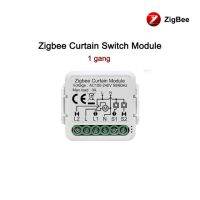 Avatto Zigbee ม่านโมดูล Tuya ควบคุมสวิตช์ผ้าม่านอัจฉริยะสำหรับลูกกลิ้งชัตเตอร์มอเตอร์ทำงานร่วมกับ Alexa Google Home