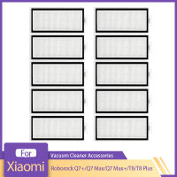 HEPA กรองเปลี่ยนสำหรับ Xiaomi Roborock Q7 Q7 Q7 Max Q7 Max T8พลัสเครื่องดูดฝุ่นอุปกรณ์กรอง Accessroies ชิ้นส่วน