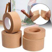 4 Size30m Gummed Kraft Paper Brown Bundled Adhesive Masking Paper Tape For Box Sealing Kraft Paper Tape Packaging Tools