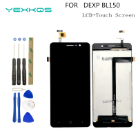 5.0 Inci BL150 Paparan LCD + หน้าจอสัมผัสประกอบ100 LCD Asal + สัมผัส Digitizer สำหรับ DEXP + BL150 + FreeTools