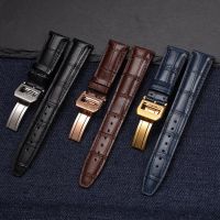 Original ♙☇ Tali jam tangan kulit asli kualitas tinggi cocok untuk IWC Portugieser PILOTS hitam coklat perlengkapan tali jam kulit 20mm 21mm 22mm