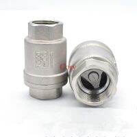 QDLJ-1pc 304 Stainless Steel Vertical Lift Check Valve One-way Valve Non-return Valve 1/2" 3/4" 1" 1.2" 1.5" 2"