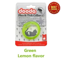 crvid Dooda Flea &amp; Tick Collar Pro ปลอกคอกันเห็บ หมัด ป้องกันกำจัดเห็บหมัด ยุง และแมลงที่มากวนสัตว์เลิ้ยงแสนรัก ด้วยสารสกัดจากธรรมชาติ เหมาะสำหรับหมา แมว สุนัข ไม่เป็นอันตรายต่อสัตว์เลิ้ยง ใช้งานได้ 4 เดือน รุ่น No.01065(สีเขียว)