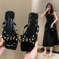 ขายดีที่สุด ioztt2023 - /๑✳ Size 2023Hot Sale Fashion Women 39;s Flip Flops Shoes Beach Rivet Big Bow Flat Sandals Jelly