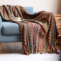 Bed Plaid Blanket Geometry Aztec Baja Blankets Ethnic Sofa Cover Slipcover Boho Decor Throw Cobertor Wall Hanging Tapestry Rug