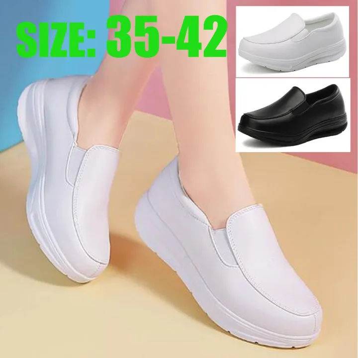 white nursing clinical shoes