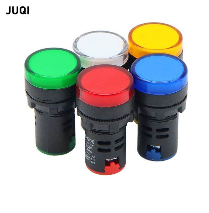 1PCS 22mm Indicator Light power signal lamp LED indicator bead 12V 24V