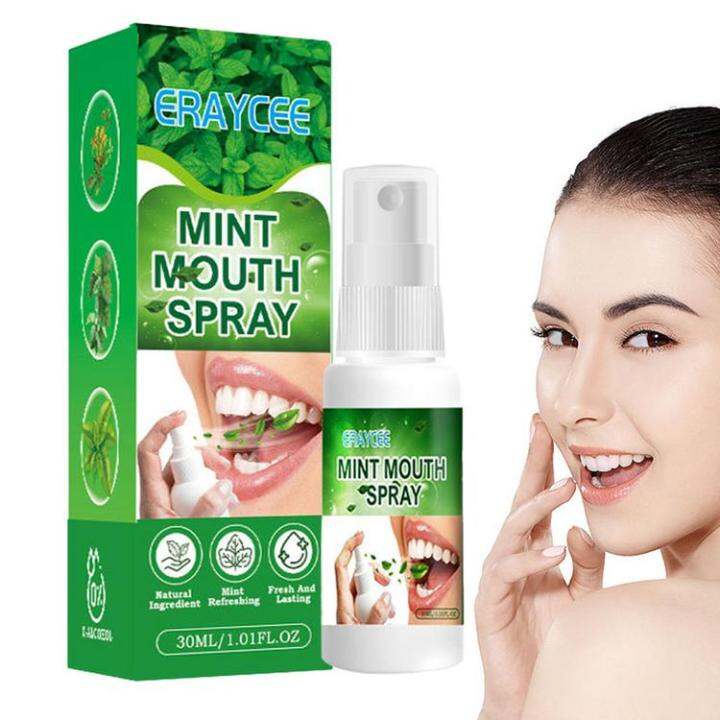 Mouth Spray For Bad Breath Mint Oral Breath Spray 30ml Mouthwash Spray