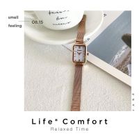 Womens watch small and exquisite female students Korean style simple temperament ins style girl niche design square watch
