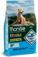 Monge B-wild Mini Adult Grain Free Anchovies, Potatoes and Peas 2.5 Kg. อาหารสุนัขโตพันธุ์เล็ก ปลาแองโชวี่ เกรนฟรี