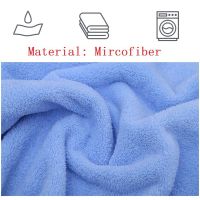 hotx 【cw】 1 piece of extra large towel set super absorbent soft bath   face 70x140cm 35x75cm