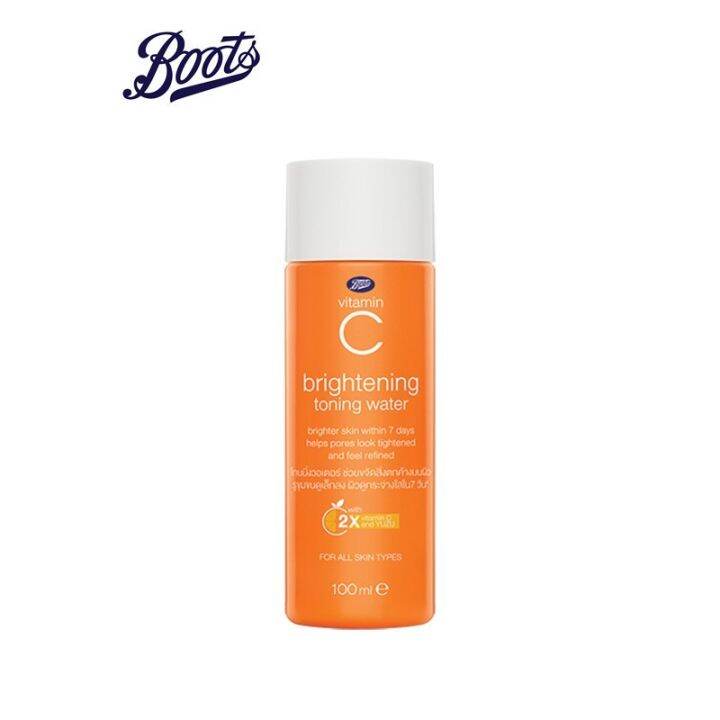 โทนเนอร์ โทนเนอร์หน้าใส กระจ่างใสใน 7วัน BOOTS VITAMIN C TONERS บู๊ทส์