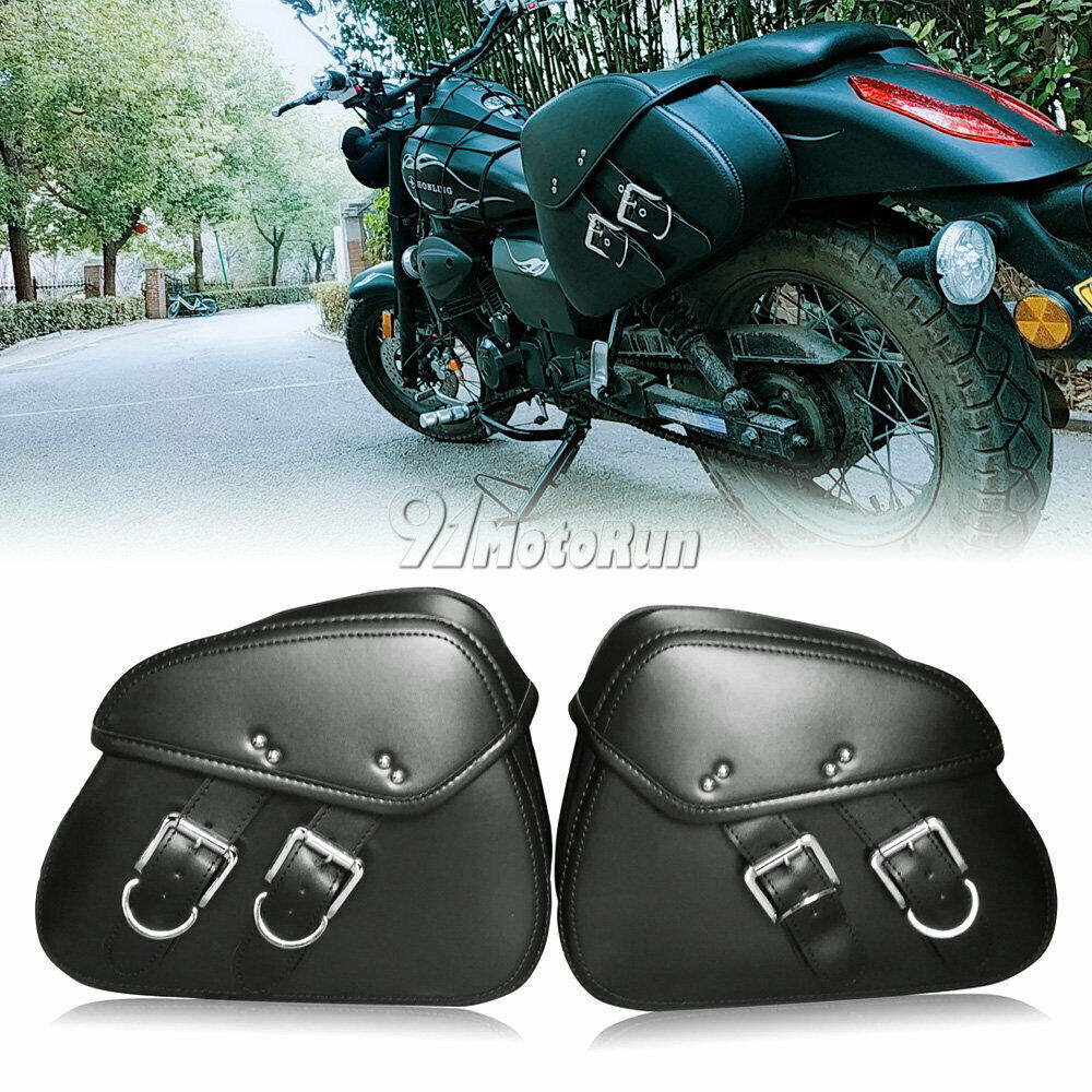 2PC Motorcycle Side Bag Electric Car Mini Hanging Bag Saddlebag Luggage Tool Box 
