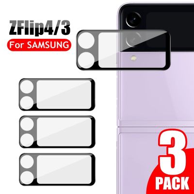 3PCS Camera Cover For Samsung Galaxy Z Flip 4 5G Tempered Glass Ring For Z Flip4 ZFlip4 ZFlip3 Back Lens Protector Coque 2022