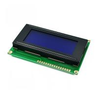 【☊HOT☊】 baoqingli0370336 โมดูลจอแสดงผล Lcd ตัวละคร Lcd 16X4 1604 Lcm สีดำสีฟ้า5V สำหรับ Arduino