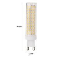 หลอดไฟ Led G9 15W 1500lm Smd 2835 110V/220V โคมไฟแชนเดอเลียร์ไฟรูปข้าวโพดหรี่แสงได้แชนเดอร์เลียเปลี่ยนฮาโลเจนโคมไฟอบอุ่น/เย็นสีขาว