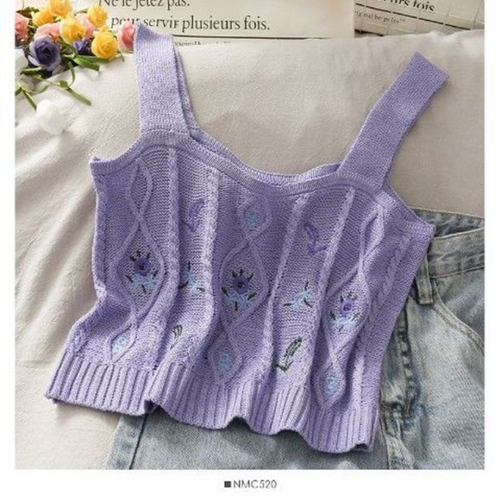 tank-tops-women-knitted-vest-2022-summer-new-short-cropped-navel-embroidered-knit-camisole-all-match-cute-fashion-sling