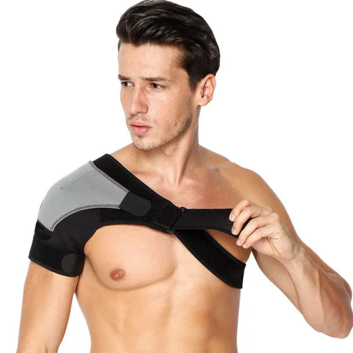 Shoulder Brace for AC Joint & Tendinitis，Shoulder Support for Pain Relief & Injury Prevention Compression Ice Pack Wrap Shoulder Support Rotator Cuff Brace for Women & Men