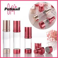 PETINAIL ที่เก็บเครื่องสำอางที่ใส่อุปกรณ์แต่งหน้าแบบบีบขนาด15/30/50มล. ขวดโลชั่นแบบเติมลมขนาดเดินทางขวดสูญญากาศครีม