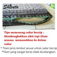 Cadar Tilam Zip Queen Batik Sarung Tilam Sarawak Zipper BedsheetKain Tilam