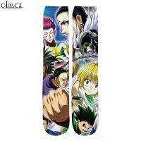 {Socks Shop} CLOOCL Hunter X Hunter อนิเมะผู้ชายผู้หญิงถุงเท้าพิมพ์ลาย3D ขายดีถุงเท้าผ้าฝ้ายกันลื่นระบายอากาศได้ดี