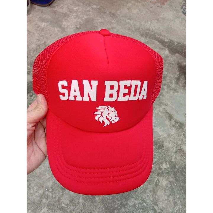 2023-new-fashion-san-beda-trucker-cap-san-beda-red-lion-mesh-cap-san-beda-baseball-cap-san-beda-school-cap-contact-the-seller-for-personalized-customization-of-the-logo