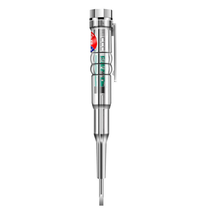 pcbfun-ดินสอทดสอบความเหนี่ยวนำไฟฟ้าฉนวนกัน-b14-ac-24-250v-โวลต์มิเตอร์ดิจิตอลไขควงสอบสวนตัวบ่งชี้เซ็นเซอร์ปากกาเครื่องวัดโวลต์
