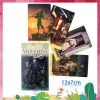 ไพ่ทาโรต์ Viceversa | ขนาดใหญ่12*7ซม. | เกมบอกโชคลาภ | การ์ดทำนาย | พร้อมคู่มือกระดาษเวอร์ชั่นภาษาอังกฤษ | ขนาดดั้งเดิม | ไพ่ยิปซี ไพ่ออราเคิล ไพ่ยิบซี ไพ่ทาโร่ ไพ่ดูดวง Vice Versa Tarot Card