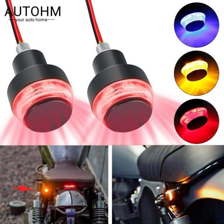 Durable Bar End Blinkers Motorcycle Bar End Turn Signals High