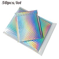 【CC】 50Pcs Mailers Aluminized Foil Shipping Envelope Postal Gift Book