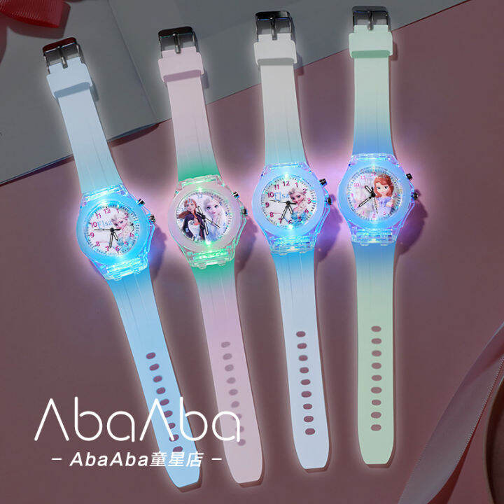 ready-stock-watch-kid-watch-with-light-watch-frozen-jam-tangan