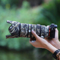 สำหรับ FE 70-200มม. F2.8 GM OSS SEL70200GM เลนส์กันน้ำ Camouflage Coat Rain Cover แขนป้องกันกรณีปืนไนลอนผ้า