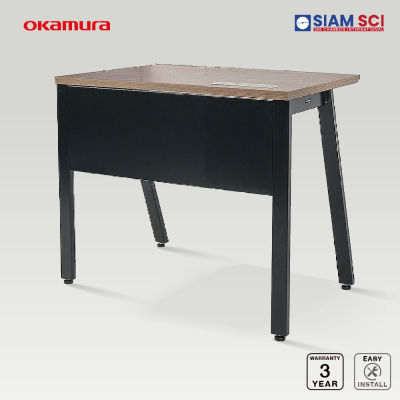 OKAMURA โต๊ะทำงานรุ่น TW-80  โต๊ะขนาดเล็ก โต๊ะทำงานภายในบ้าน,โฮมออฟฟิศ โต๊ะทำงานไม้ โต๊ะขาเหล็ก