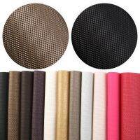 Solid Bump Texture Plain Colour Small Argyle Synthetic Leather Sheets DIY Crafts For Hair Bows Handbag Home Decoration Vinyl Furniture Protectors  Rep