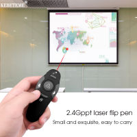 【Big-promotion】 【Support-Cod】 KEBETEME Wireless Presenter USB 2.4GHz RF Remote Pointer Pen IR PPT PowerPoint Clicker Pen รีโมทคอนโทรลหน้าพลิกนำเสนอ