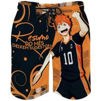 Summer Swim Trunks , Slim Fit Xxtigk Hai-Kyuu Anime Hawaiian MenS Beach Shorts , 3D Print Casual Sweatpants Shorts Swim Trunks Pants With Pockets M-4XL