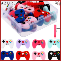 AZURE 24 Pcs ตัวควบคุมเกม หมุดตกแต่งสำหรับรถเข็นเด็ก สีสันสดใส 24ชิ้นค่ะ หมุดปัก กระดานข่าวกระดานข่าว ตะปูหัวแม่มือ ออฟฟิศสำหรับทำงาน