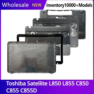 New For Toshiba Satellite L850 L855 C850 C855 C855D Laptop LCD back cover Front Bezel Hinges Palmrest Bottom Case A B C D Shell