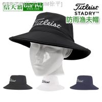 Sunt หมวกใหม่เอี่ยมกอล์ฟ Titleist Titleis ของหมวกชาวประมงพร้อมพื้นที่บังแดดที่ระบายอากาศได้