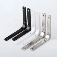 1Pcs Stainless Steel Shelf Bracket Wall L-shaped Fixed Bracket Hardware Bracket For Shelf Support Frame Hardware Accessories Cleaning Tools