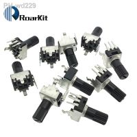 100PCS/LOT RV09 Vertical Adjustable Potentiometer 1K 2K 5k 10K 20K 50K 100K 1M 0932 9 Type 3pin Seal Potentiometer