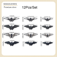 ค้างคาวสติ๊กเกอร์ติดผนังสีดำกลวง3D ฮาโลวีน12 24 36ชิ้นค้างคาวสติ๊กเกอร์ตกแต่งห้องปาร์ตี้สติ๊กเกอร์ DIY ฮาโลวีนสยองขวัญแกะออกได้