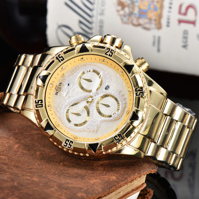 [จุด] ผู้ชายควอตซ์นาฬิกา Invictas นาฬิกาข้อมือผู้ชายที่มีคุณภาพสูงผู้ชายธุรกิจสบายๆนาฬิกาสแตนเลสอาวุโสนาฬิกา5รูปแบบ