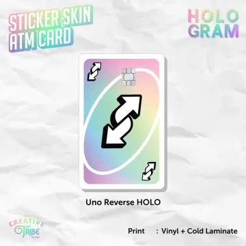 Holographic UNO Debit/Credit Card Sticker Skin/Cover (4)