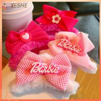 YESHE แฟชั่นสำหรับผู้หญิง ตุ๊กตาบาร์บี้ผมกรงเล็บ สีทึบทึบ สไตล์ตุ๊กตาบาร์บี้ กิ๊บติดผมสีชมพู ของใหม่ คลิปหางม้า ตุ๊กตาฉลามคลิป สำหรับผู้หญิง